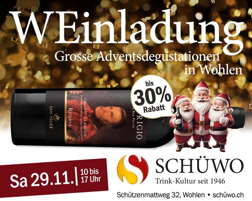 Grosse Adventsdegustation Wohlen