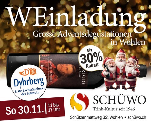 Grosse Adventsdegustation Wohlen