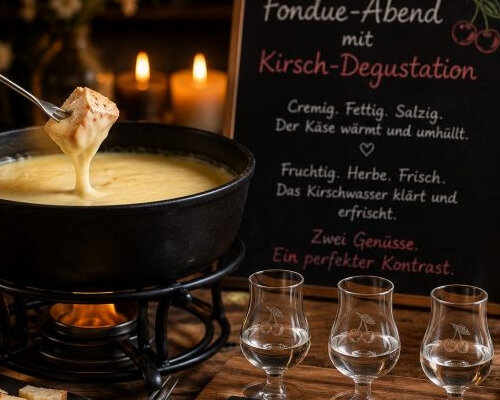 Kirsch & Fondue: eine klassische Symbiose!