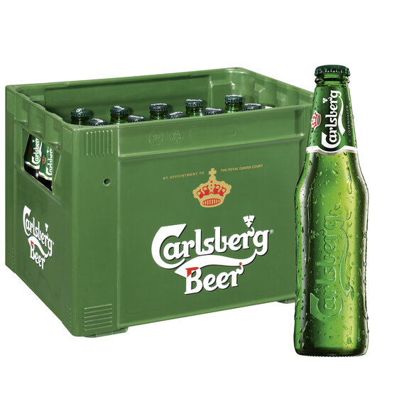 Carlsberg Beer 33 cl EW im 24-er-Harass
