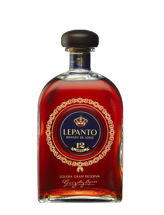 Brandy Lepanto 12 años Solera Gran Reserva Gonzales Byass (solange Vorrat, kein neuer Liefertermin bekannt)