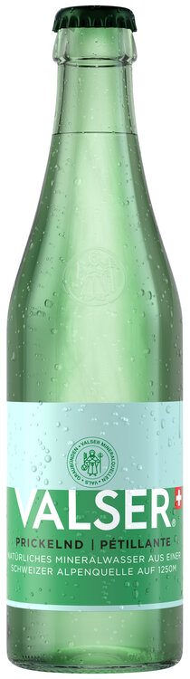 Valser Prickelnd 33 cl mit Kohlensäure