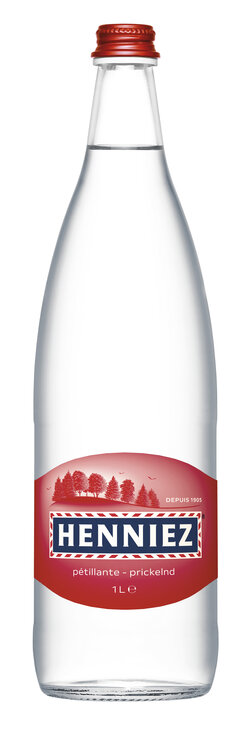 Henniez rot 1 L mit Kohlensäure