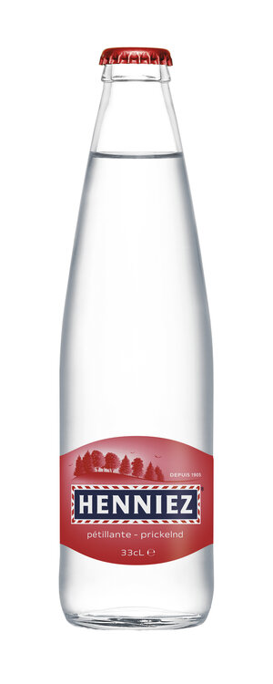 Henniez rot 33 cl mit Kohlensäure