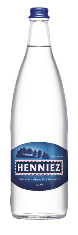 Henniez blau 1 L ohne Kohlensäure