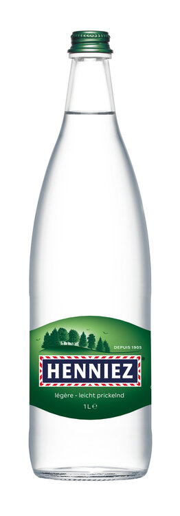 Henniez grün 1 L wenig Kohlensäure
