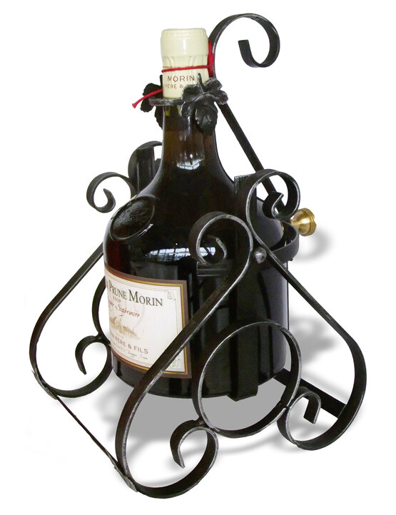 Vieille Prune Morin Père & Fils 300 cl mit Eisenkippgestell