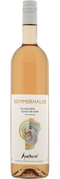 Sommerhalde Blanc de Noir Villnachern AOC Weinbau Hartmann Remigen (ausverkauft, Mitte Mai wieder lieferbar)