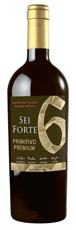 Primitivo Sei Forte Tenute Quattro Conti Puglia IGT 