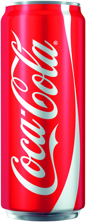 Coca-Cola 33 cl Dosen (hoch)