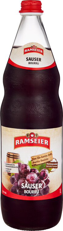 Ramseier Sauser 1 L Glas MW, pasteurisiert, alkoholhaltig 1.5 % Vol. (Herbstprodukt)
