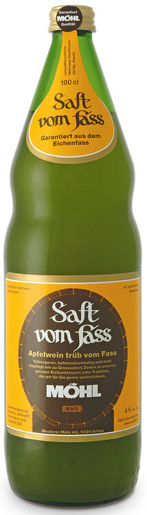 Möhl Saft vom Fass TRÜB 1 L