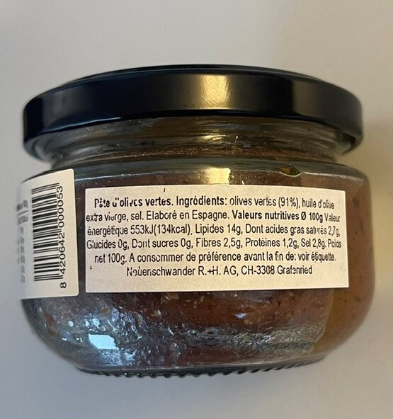 Olivenpaste grün Masrojana 100g