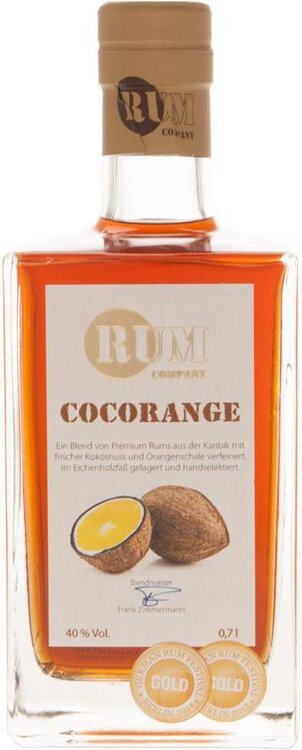 Rum Company Cocorange Caribbean Premium Flavoured Rum