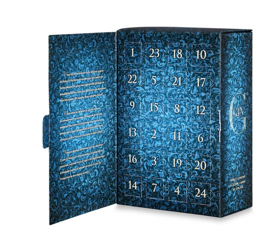 Gin Adventskalender, 24 x 2 cl