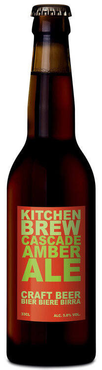 Kitchen Brew Cascade Amber Ale EW-Flasche 33 cl