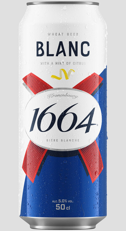 1664 Kronenbourg BLANC Dosen 50 cl (auf Anfrage)