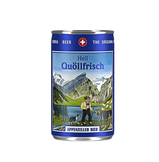 Appenzeller Quöllfrisch Hell 15 cl Dose 6-Pack NETTO-PREIS