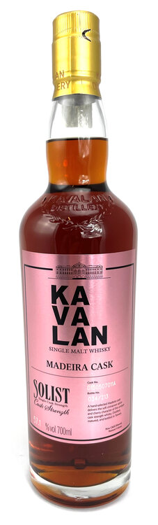 Whisky Kavalan Solist Madeira Cask Single Malt Taiwan