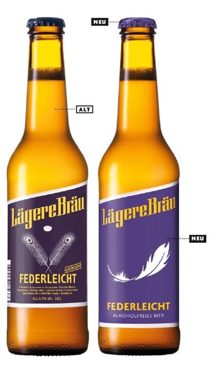 Lägere Bräu Federleicht alkoholfreies Bier 0.3 % Vol. 33 cl EW in Harassen