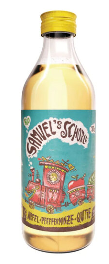 Samuels Schorle Apfel-Pfefferminz-Quitte 33 cl MW Glas 