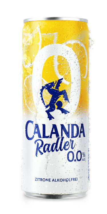 Calanda Radler Zitrone 0.0% alkoholfrei 33 cl Dose 6-Pack 