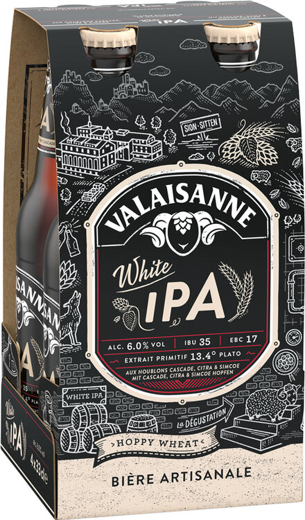 Valaisanne White IPA 33 cl EW Flasche 4-Pack