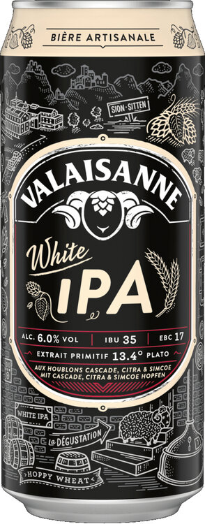 Valaisanne White IPA 50 cl Dose 4-Pack
