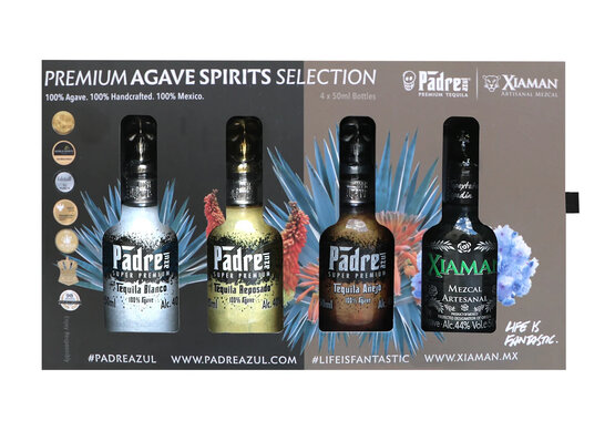 Tequila Padre Premium Agave Spirits Selection Geschenkpackung 