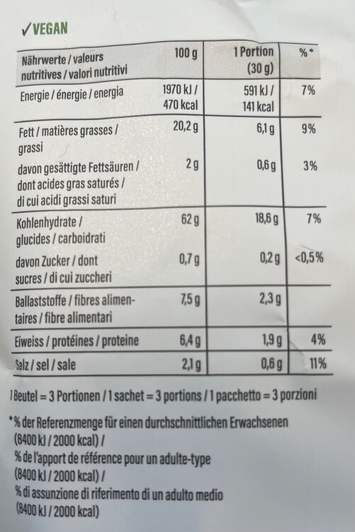 Brewbee Tschipps aus Gerstenmalz gewürzt mit Smoked Black Pepper 90g
(1 Karton = 5 Säckli)