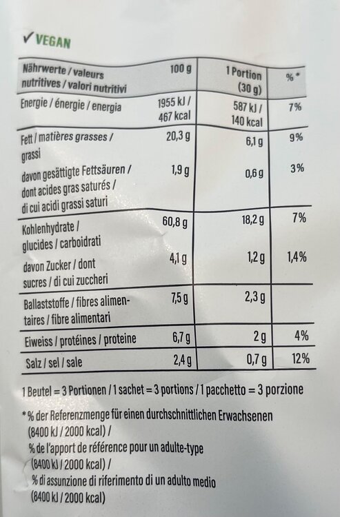 Brewbee Tschipps aus Gerstenmalz Barbeque 90g
(1 Karton = 20 Säckli) (solange Vorrat - wird nicht mehr produziert)