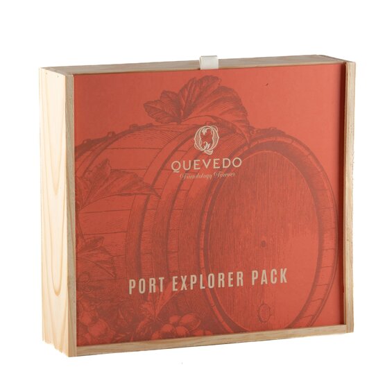 Porto Quevedo Explorer Pack 4 x 37.5 cl Flaschen Tawny / Colheita 2007 / 10 years / LBV 2017