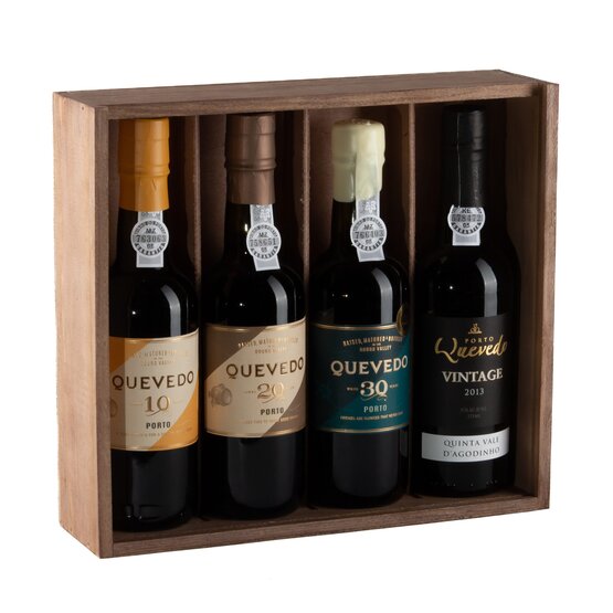 Porto Quevedo Connoisseur-Pack 4 x 37.5 cl Flaschen 10 years / 20 years / 30 years / Vintage 2013