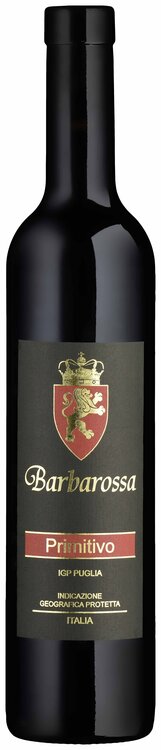 Primitivo Puglia IGP 50cl Barbarossa 
Compagnia Mediterranea