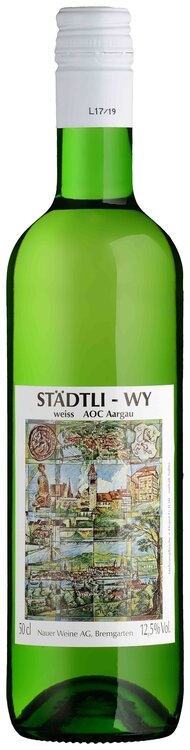 Städtli Wy Bremgarten weiss AOC Aargau, Nauer (Auf Anfrage)