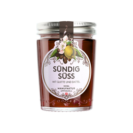 Gelée Extra Sündig Süss Quitte Dattel GOBA 135g