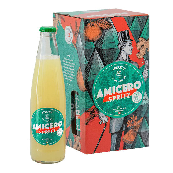 Apéritif Amicero Spritz alkoholfrei 0.0% 33 cl Goba Manufaktur 