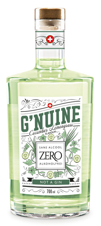 G'Nuine Zero Cucumber & Lemongrass alkoholfrei <0.5% Vol.not a Gin