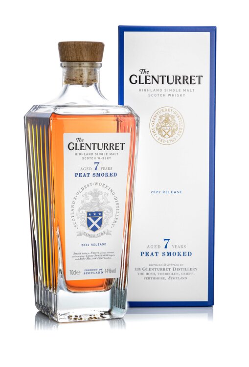 Whisky Glenturret 7 years Peat Smoked Single Malt, Bottling 2022 