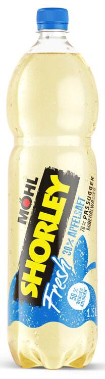 Shorley FRESH Möhl (30% Apfelsaft + 70% Passugger) 1.5 L PET EW 6-Pack (solange Vorrat)