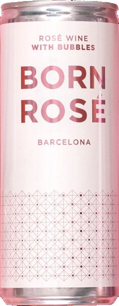 Born Rosé Barcelona Rosé Wine with Bubbles BIO VEGAN 25 cl Dose