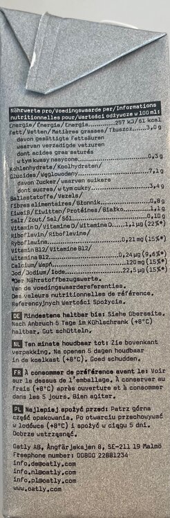 Haferdrink Oatly Barista Edition 1 L Tetra Pak®