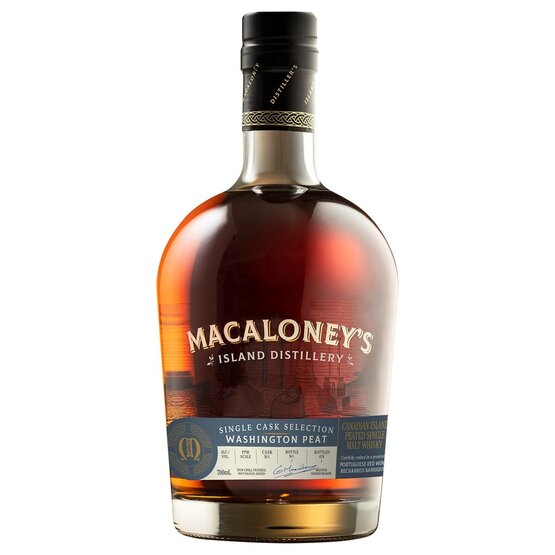 Whisky Macaloney's Washington Peat Canadian Single Malt (solange Vorrat)