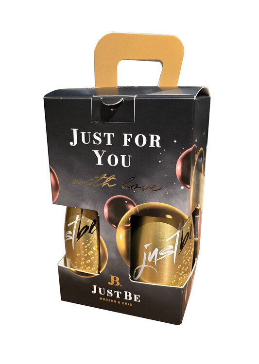 Just be Gold Frizzante Alu-Flasche 4er Geschenkkarton (Preis pro Karton)
