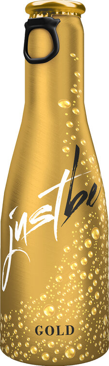 Just be Gold Frizzante Alu-Flasche 4er Geschenkkarton (Preis pro Karton)