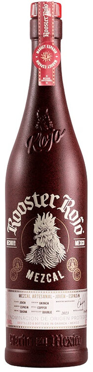 Mezcal Rooster Rojo Artesanal Joven Espadin