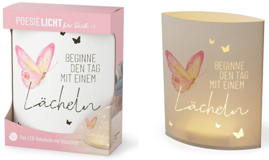 Poesielicht Lächeln mit LED