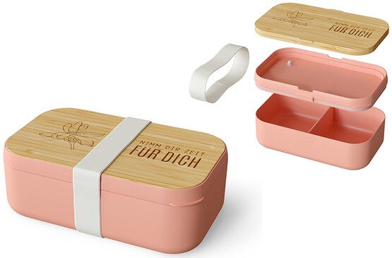 Brotdose Blüte 19x12 cm