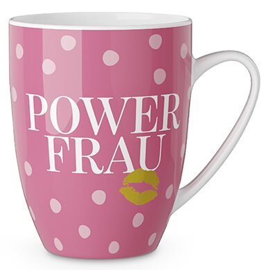 Porzellanbecher Kussmund, 250 ml