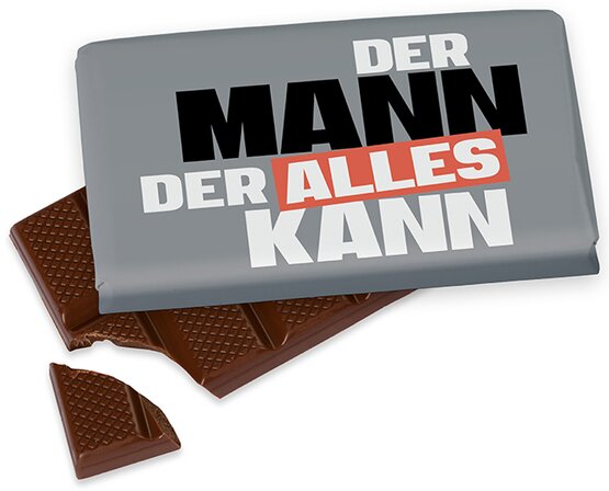 Schokolade Mann kann alles 40 g